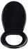 Wenko Vorno Neo WC-Sitz Duroplast antibakteriell Schwarz (25690100)