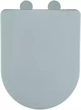 Wenko Galati WC-Sitz Duroplast D-Form Blaugrau matt (13488226-0)