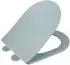 Wenko Galati WC-Sitz Duroplast D-Form Blaugrau matt (13488226-0)
