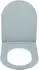 Wenko Galati WC-Sitz Duroplast D-Form Blaugrau matt (13488226-0)