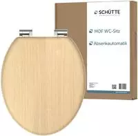 Sch&uuml;tte WC-Sitz "NATURAL WOOD" Toilettendeckel, mit Absenkautomatik
