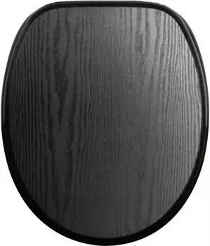 Sanilo Toilettensitz Holz, Schwarz