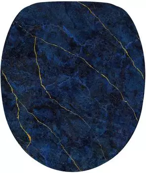 Sanilo WC-Sitz Marmor Darkblue mit Absenkautomatik