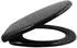 Spirella WC-Sitz Oval Duroplast Soft-Close Antibakteriell Schwarz (SP2225)