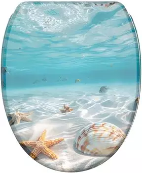 Sanilo WC-Sitz Waterworld mit Absenkautomatik, Top Fix (Waterworld)