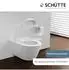 Schütte WHITE PRO 2 WC-Sitz D-Form Duroplast mit Absenkautomatik und Schnellverschluss (82810)