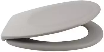 Spirella Neela Toilettensitz oval, Duroplast, taupe matt (10.21264)