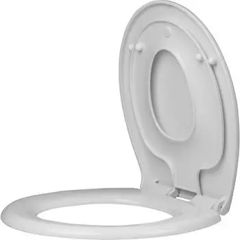 EuroShowers WC-Sitz mit integriertem Kindersitz, Soft-Close, abnehmbar, Wei&szlig;