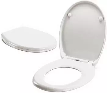 eVendix WC-Sitz Duroplast mit Absenkautomatik, Easy-Fix Clip System (4262455020422)