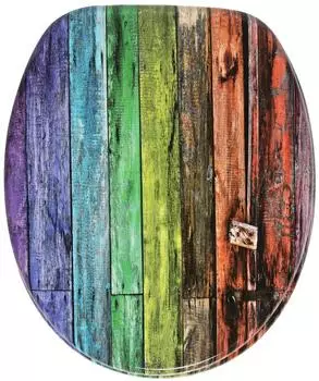 Sanilo WC-Sitz Rainbow mit Absenkautomatik, 37,7x47cm