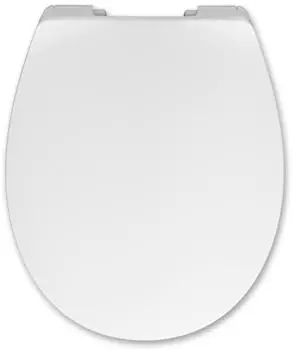 Haro Passat Slim WC-Sitz SoftClose wei&szlig; Edelstahl-Excenterscharnier (537897)