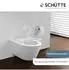 Schütte WC-Sitz WHITE D-Form Duroplast mit Absenkautomatik (PRO 6)