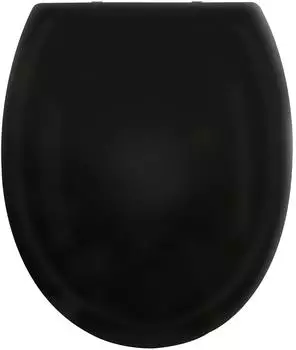 Spirella Harry WC-Sitz PP, schwarz, Zinkscharniere (10.29471)