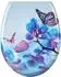 Woltu WC-Sitz Duroplast mit Softclose, Blumenmotiv (WS2448)