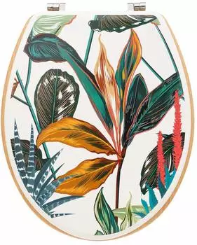 Paris Prix Palawan WC-Sitz HDF, Zink, Kunststoff (FIVE23-174693B)