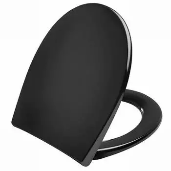 Pressalit Scandinavia Plus WC-Sitz mit Deckel, schwarz, Absenkautomatik, abnehmbar (758001D05999)