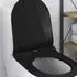 vidaXL Toilettensitz, verstellbar, schwarz, Polypropylen (42015818)