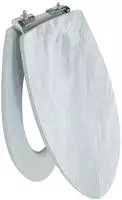 Primaster WC-Deckel mit Absenkautomatik Marmor Toilettendeckel Toilettensitz