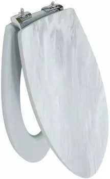 PRIMASTER WC-Sitz mit Absenkautomatik, Marmor, Edelstahlscharniere (HY-M263-MM-8040)