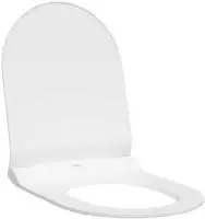 vidaXL Toilettensitz Verstellbar Wei&szlig; 50 x 36,5 x 5 cm Polypropylen