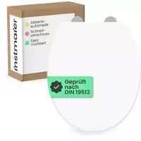 Helma Duroplast Wc-sitz White, Mit Absenkautomatik Und Schnellverschluss