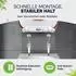 Casaria WC-Sitz Absenkautomatik Quick Release Duroplast Bambus-Optik (108926)