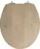 PRIMASTER WC-Sitz mit Absenkautomatik, Eiche grau, abnehmbar (HY-HY-M263-MM627G.OA)