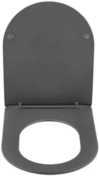 Wenko Galati WC-Sitz anthrazit, Duroplast, Absenkautomatik (26030100)