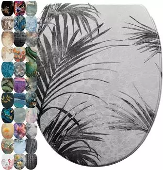 Sanilo WC-Sitz Palmera mit Absenkautomatik, Top-Fix (Palmera)