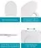 Calmwaters Slim WC-Sitz Duroplast, Absenkautomatik, O-Form, weiß (26LP3163)