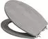 PRIMASTER WC-Sitz Betonoptik dunkelgrau, MDF, Absenkautomatik (HY-M263-MM6562)