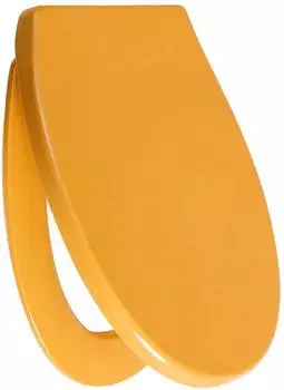 PRIMASTER WC-Sitz mit Absenkautomatik, Edelstahlscharniere, curry