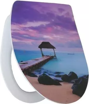 PRIMASTER Sunset WC-Sitz Duroplast, Absenkautomatik, weiß (782091078)