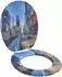 vidaXL Soft-Close Toilettensitz mehrfarbig 44x38cm MDF (42027200)