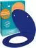 Calmwaters WC-Sitz oval blau, Absenkautomatik, Duroplast, abnehmbar (26LP6226)
