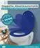 Calmwaters WC-Sitz oval blau, Absenkautomatik, Duroplast, abnehmbar (26LP6226)