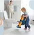 Relaxdays Kinder-Toilettensitz mit Treppe, höhenverstellbar 39-45cm, klappbar, blau/gelb (10053921)