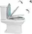 Woltu WC-Sitz mit Absenkautomatik, Duroplast, oval (WS2910)