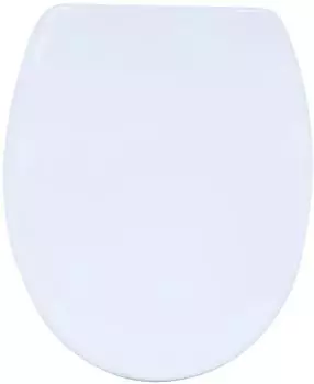 MSV WC-Sitz Thermodur, Edelstahlscharniere, weiß (140982)