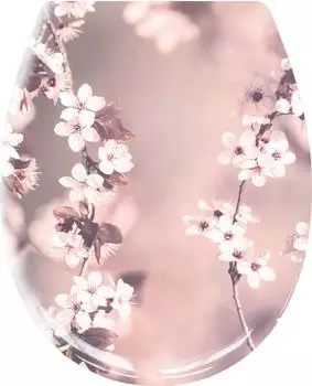 Kleine Wolke Blossom WC-Sitz Duroplast, Nelke, Absenkautomatik (1857401075)