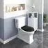 Woltu WC-Sitz Duroplast oval mit Absenkautomatik, schwarz (ws2553)