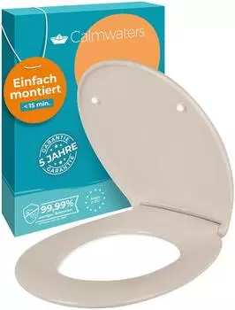 Calmwaters WC-Sitz Pergamon oval Duroplast Absenkautomatik (26LP6141)