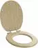 vidaXL Toilettensitz Soft-Close heller Bambuston 44x38cm, 2 Stk. (3414532)
