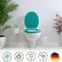 Sanfino Mars Green WC-Sitz mit Absenkautomatik, Holz