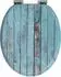 vidaXL Toilettensitz mit Soft-Close, blau, MDF, 44x38cm (42027180)