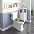Woltu WC-Sitz mit Absenkautomatik, Duroplast, oval, rosa Malve (WS2589)
