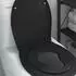 vidaXL WC-Sitz Duroplast, schwarz (47x37x4cm)