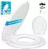 Kesser WC-Sitz Duroplast, Absenkautomatik & Softclose, Edelstahl-Befestigung