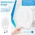 Kesser WC-Sitz Duroplast, Absenkautomatik & Softclose, Edelstahl-Befestigung