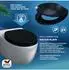 Casaria WC-Sitz D-Form, MDF, Absenkautomatik, schwarz (108584)